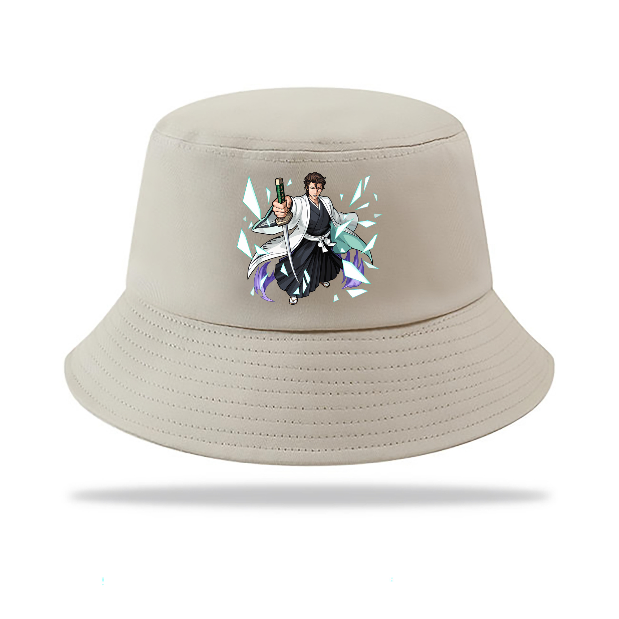 （画像用） ブリーチ 藍染 惣右介（あいぜん そうすけ） BLEACH Aizen Sousuke アウトドア日除けバケットハット
